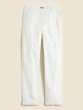 J. Crew Seaside linen blend pants NWT